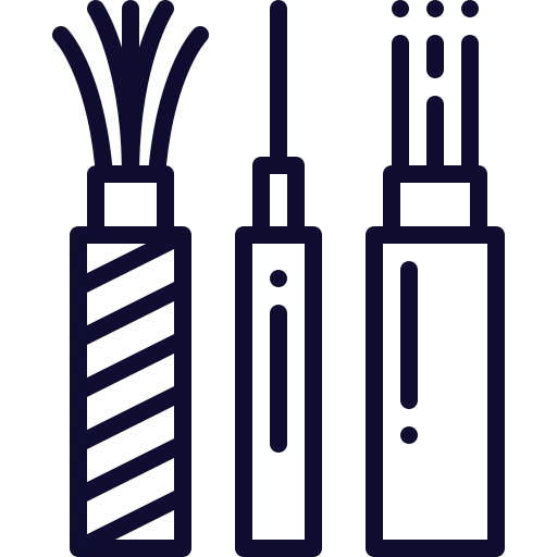 icon wire blue